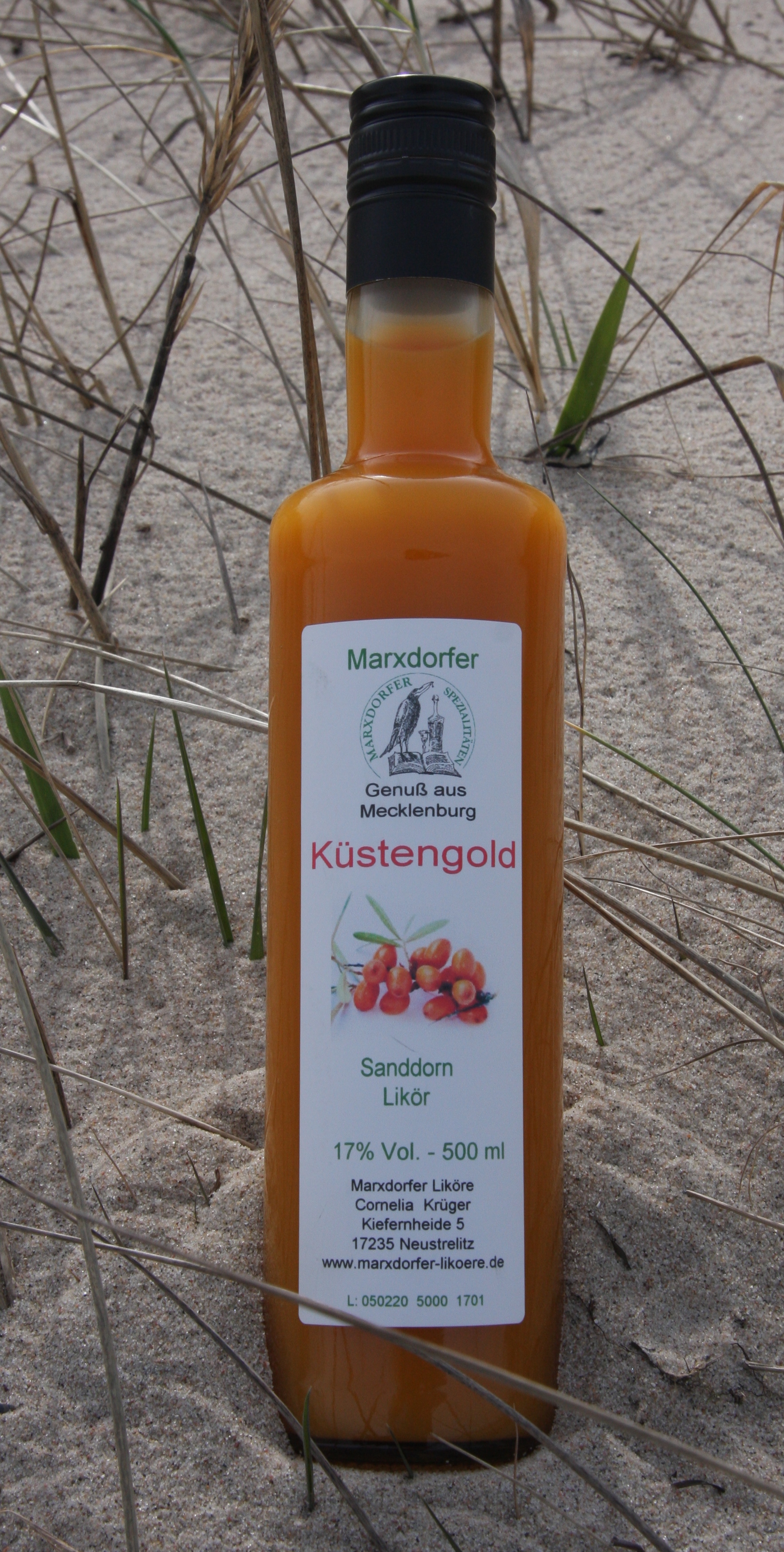 IMG_9513-K-stengold Küstengold 17%Vol.       Sanddornlikör
