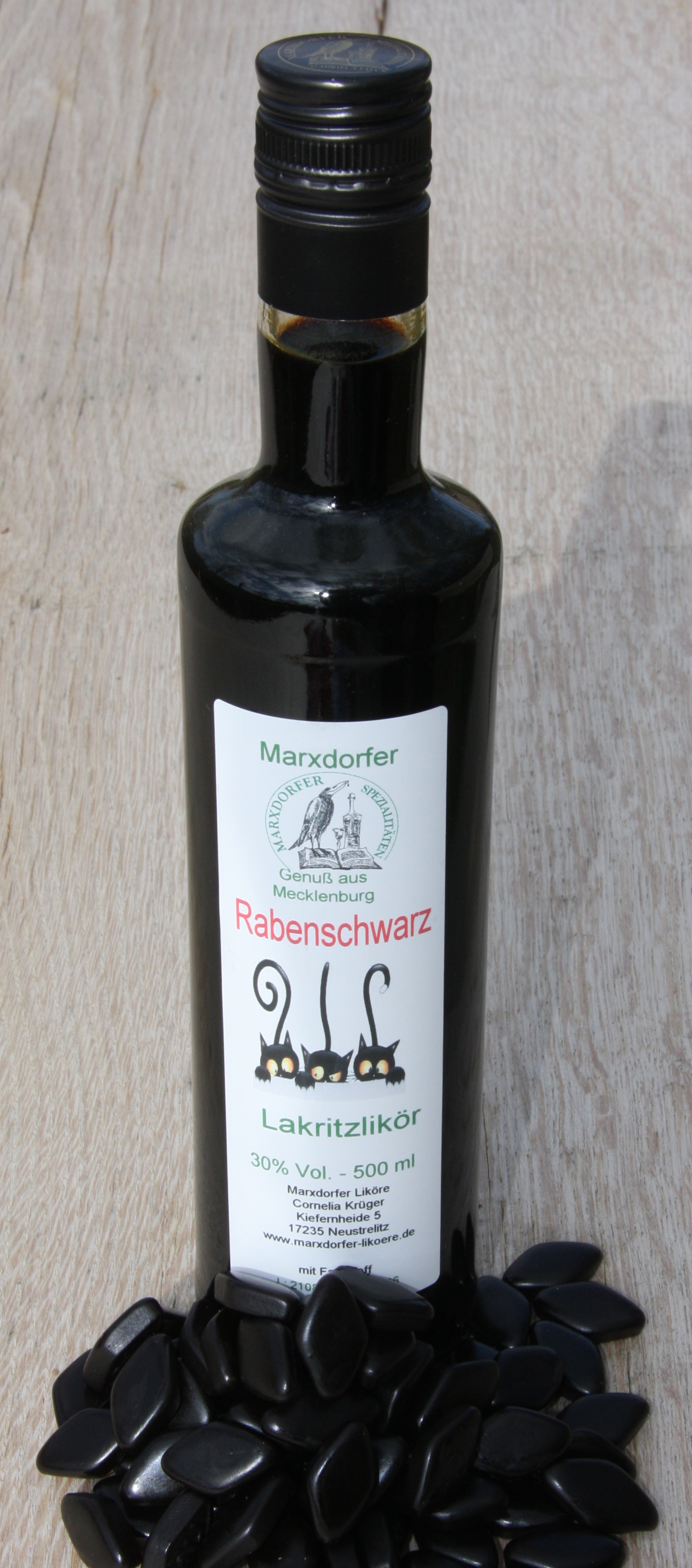 Rabenschwarz30%Vol     Lakritzlikör