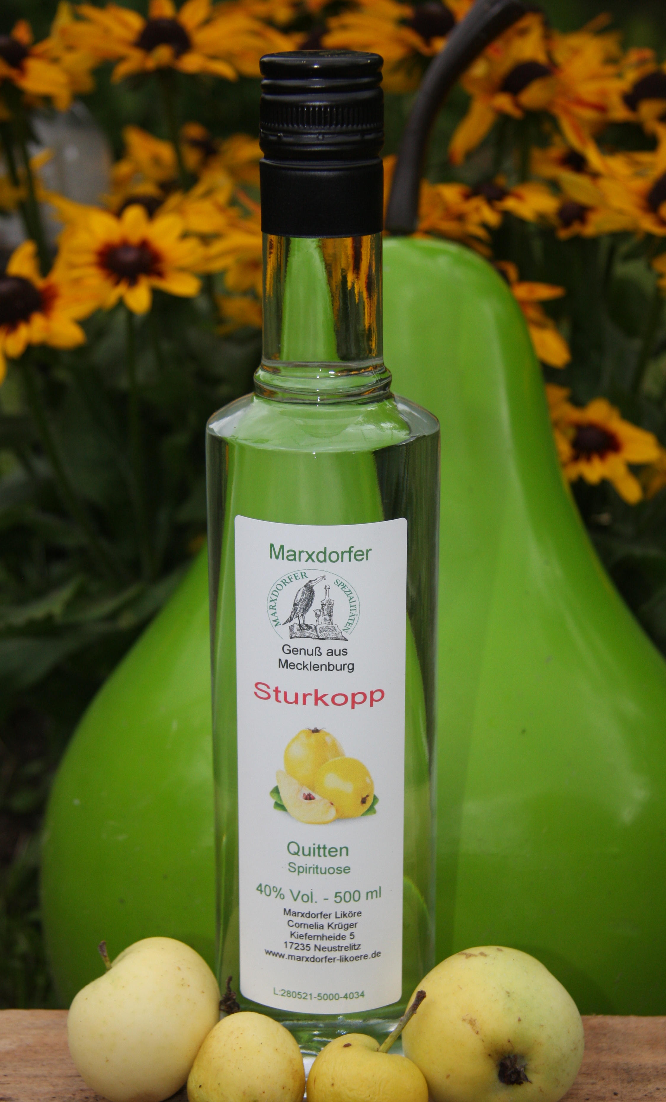 Sturkopp Sturkopp40%Vol   Quitten-Spirituose